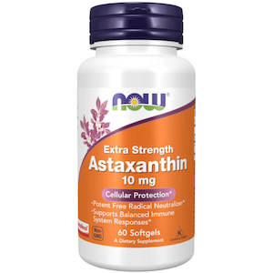 Health supplement: Now Foods Astaxanthin 10mg 60 Softgels