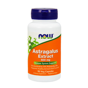 Health supplement: Now Foods Astragalus Extract 500mg 90 Caps