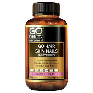 Go Healthy Go Hair Skin Nails Beauty Support 100 Veggie Caps