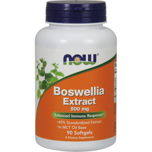 Now Foods Boswellia Extract 500mg 90 Softgels