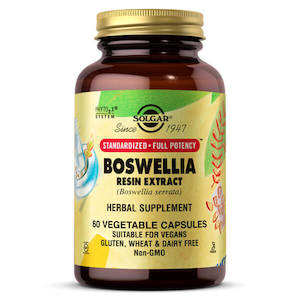 Solgar Boswellia Resin Extract 60 Vegetable Capsules