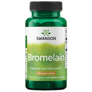 Health supplement: Swanson Bromelain 500mg 60 Caps