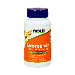 Health supplement: Now Foods Bromelain 500mg 60 Caps