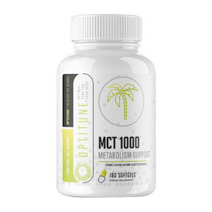 Opitune Nutrition: Optitune Nutrition MCT 1000mg 180 softgels