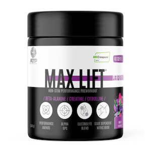 Non Stim Pre Workouts: ATP Science Max Lift