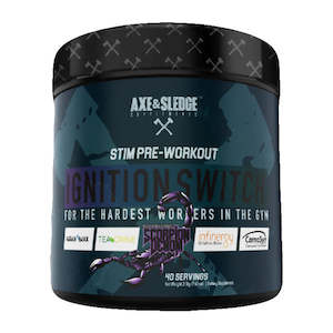 Moderate Stim Pre Workout: Axe & Sledge Ignition Switch