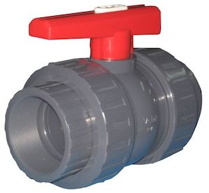 PVC Double Union Ball Valves - threaded Supply Point