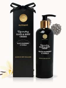 Black Raspberry Vanilla: Black Raspberry & Vanilla Hand & Body Creme 300mL