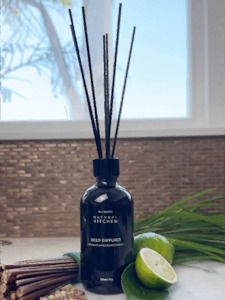 Reed Diffuser - Persian Lime & Lemongrass - Natural Kitchen - Large Rooms 200mL