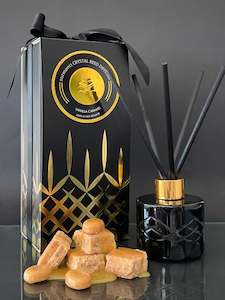 Vanilla Caramel Crystal Reed Diffuser - Small Rooms 100mL