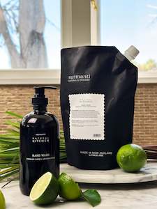 Natural Kitchen: Hand Wash Refill (1 litre) - Persian Lime & Lemongrass - Natural Kitchen