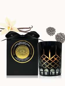 Black Raspberry & Vanilla Crystal Series Long Burning Pure Coconut Wax Candle 500gm