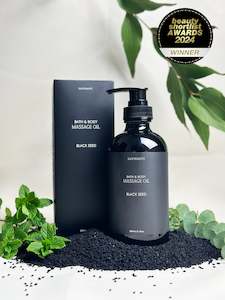 Award Winning: Black Seed Bath & Body Massage Oil