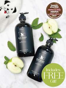 Award Winning: Fur Baby Duo Shampoo & Conditioner - Apple & Crushed Mint