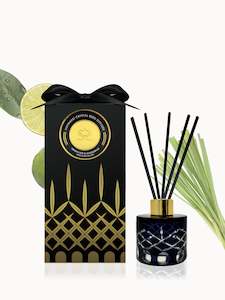 Persian Lime & Lemongrass (Odour Eliminator) Crystal Series Reed Diffuser - Smal…