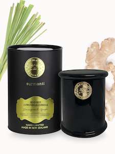 Lemongrass & Ginger Citronella Long Burning Eco Soy Wax Candle