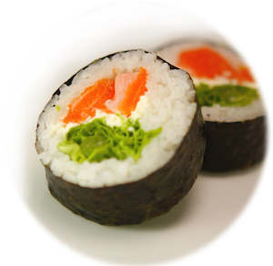 Salmon + Cream Cheese Maki