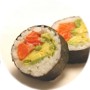 Salmon + Avocado Maki