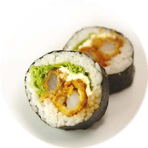 Crispy Prawn + Cream Cheese Maki