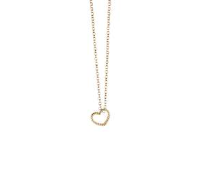 18k Mini Heart Pendant