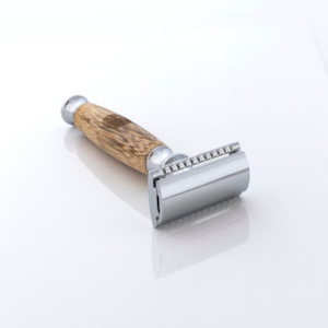 Internet only: SustainaBLAH Stainless Steel Safety Razor - The Bamboo Edition