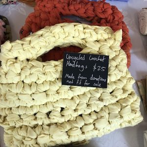 Products: Crochet Upcycled Handbag- Small