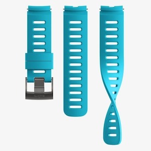 All: 22 DIV1 SILICONE STRAP - AQUA BLUE S+M