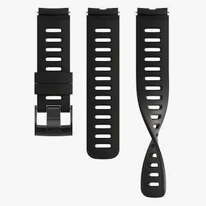 22 DIV1 SILICONE STRAP - ALL BLACK S+M