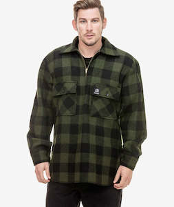 Men's Ranger Wool Zip Front Bushshirt