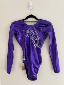 Milano Purple long sleeve with diamantes