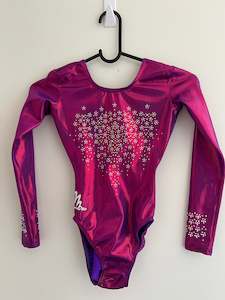 Milano Dark Pink long sleeve with Diamantes