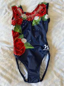 Milano Navy with Roses and Daisy detail