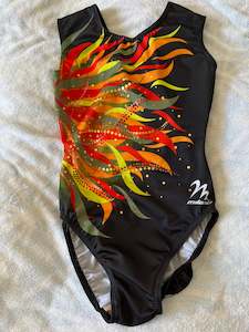 Clothing: Milano Black with flames