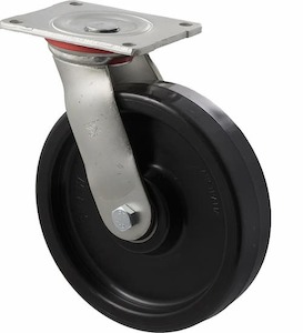 Castors: 200mm Nylon Castors - 600KG Rated