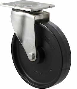 200mm Heavy Duty Industrial Nylon Castors - 500KG Rated