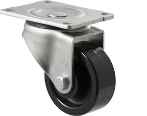 100mm Heavy Duty Industrial Nylon Castors - 350KG Rated