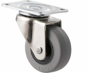 Castors Light Duty 20kg 30kg: 50mm Thermoplastic Wheel Castors - 30KG Rated