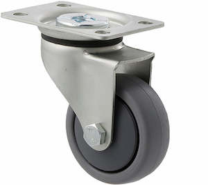 Castors Light Duty 50kg 100kg: 65mm Thermoplastic Light Duty Castor - 50KG Rated