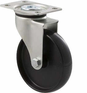 Castors Light Duty 50kg 100kg: 100mm Nylon Light Duty Castor - 70KG Rated