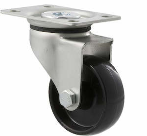 Castors Light Duty 50kg 100kg: 65mm Nylon Light Duty Castor - 50KG Rated