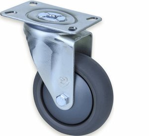 100mm Polyurethane Wheel Castors - 100KG Rated