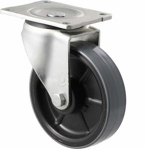 150mm Heavy Duty Industrial Polyurethane Castors - 450KG Rated