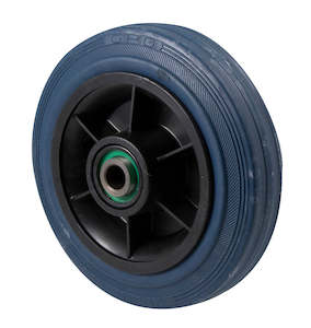 Blue Rubber Wheels Industrial Duty ~ 250KG Rated