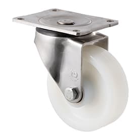 125mm Nylon Stainless Steel Castors - 380KG Rated