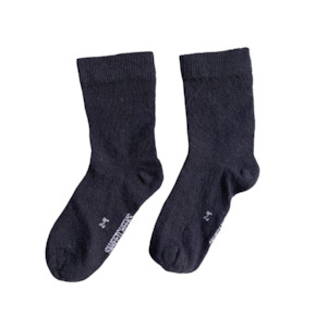 Kids Merino Crew Socks | Navy