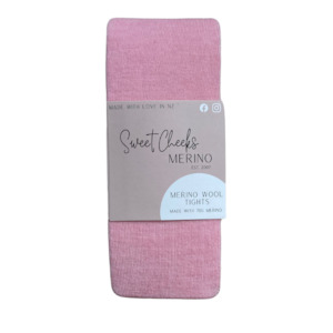 Baby Merino Tights | Pink