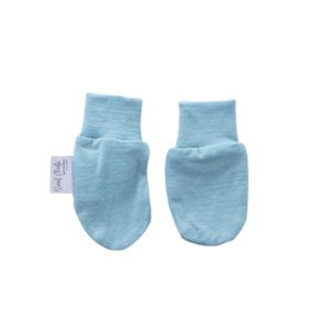 Internet only: Newborn Merino Mittens | Sky Blue