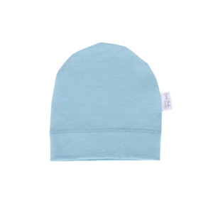 Internet only: Kids Merino Beanie | Sky Blue