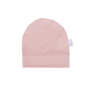 Internet only: Kids Merino Beanie | Blush