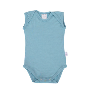 Singlet Merino Bodysuit | Sky Blue